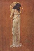 Standing female figure Arthur streeton